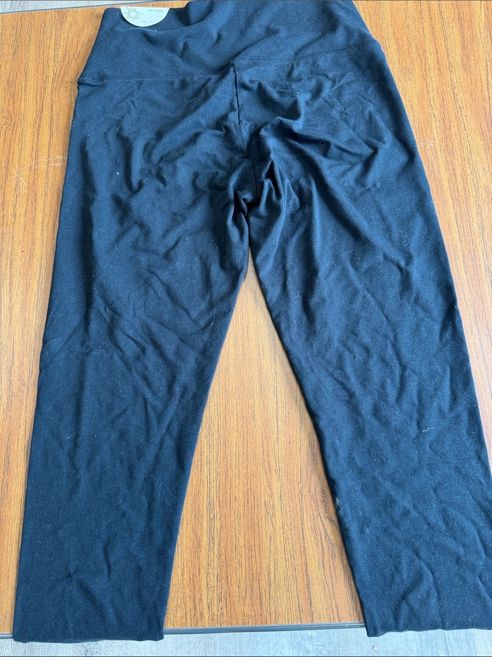 aerie Offline Hi-Rise Leggings in Black